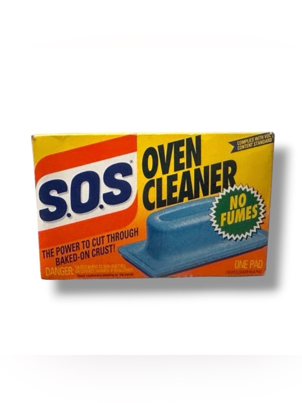 S.O.S. Oven Cleaner Pad Vintage 1990 No Fumes Factory Sealed TV Prop USA Made